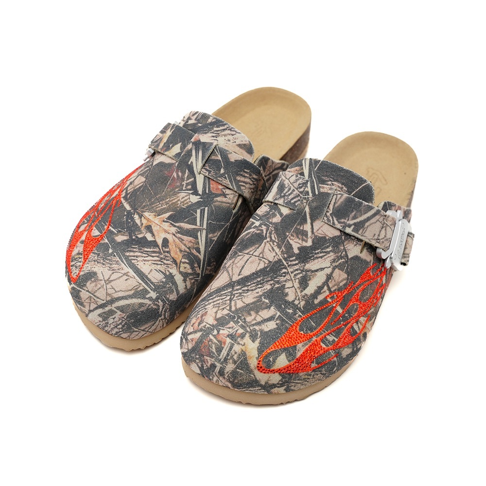 Camouflage Mule Slip-On Clogs Brand New
